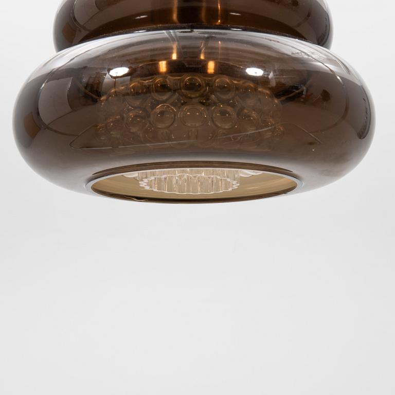 Carl Fagerlund, a glass ceiling pendant Orrefors 1960/70s.