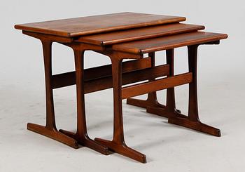 SATSBORD, 3 delar, Danmark, 1960-tal.