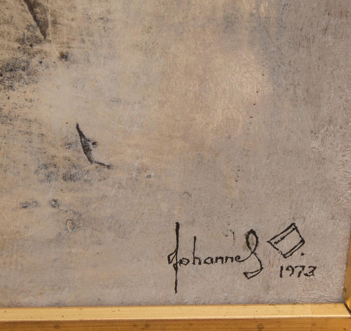 JOHANNES OLSSON, olja på pannå, signerad och daterad- 1973.