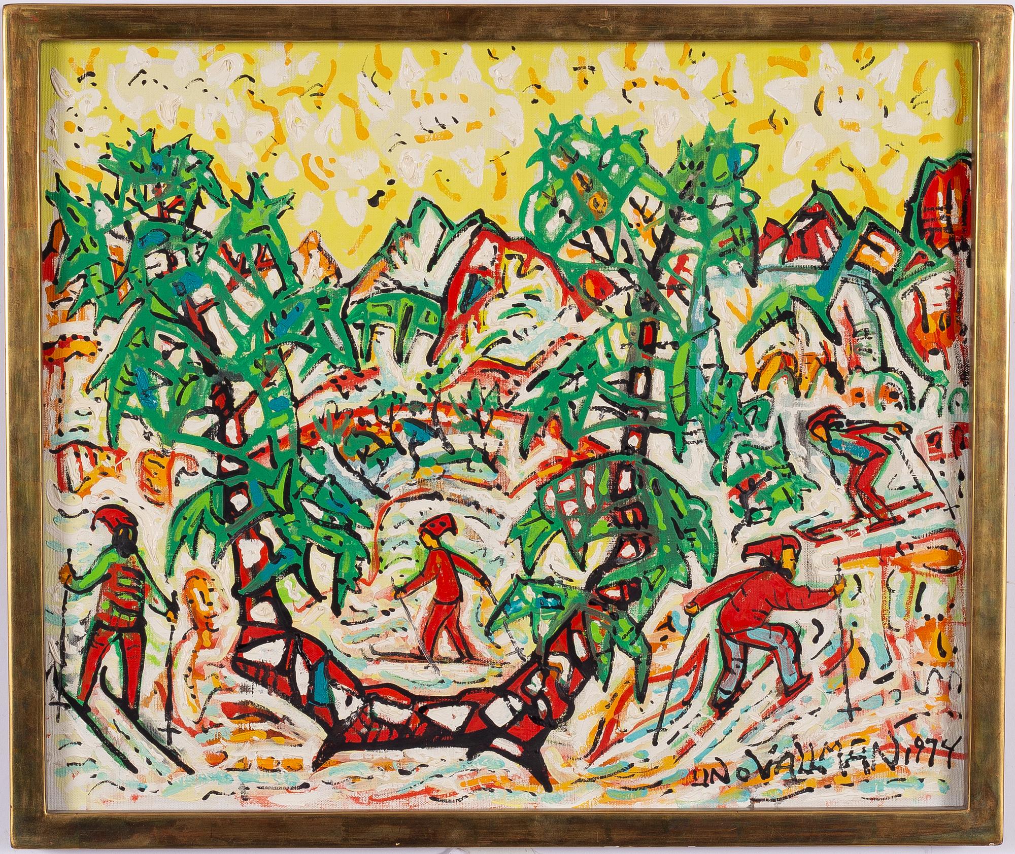 Uno Vallman, I skidspåret.