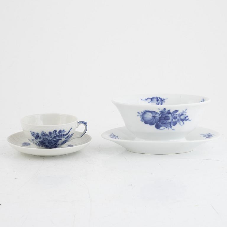 Royal Copenhagen, dinner service, 61 pieces, "Blue Flower", Denmark.