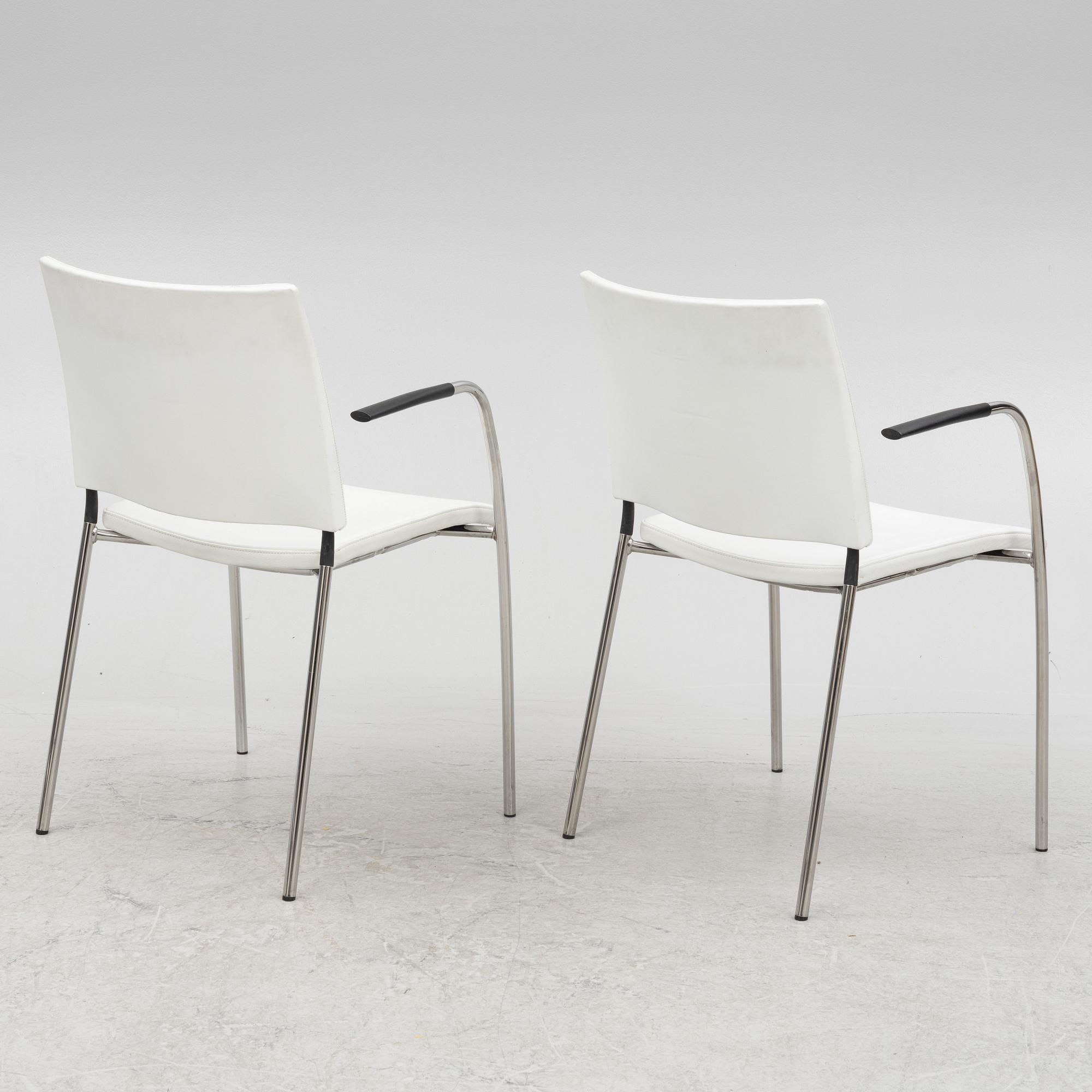 Johannes Foersom & Peter Hiort-Lorenzen, a set of eight 'Spira' chairs, Lammhults.