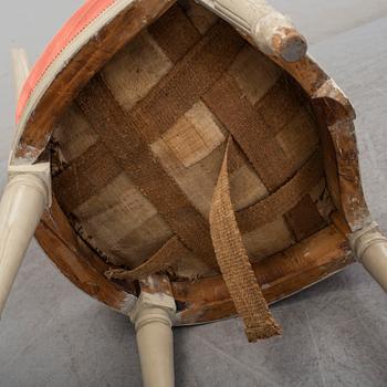 A pair of late 18th century Gustavian chairs by Johan Erik Höglander.