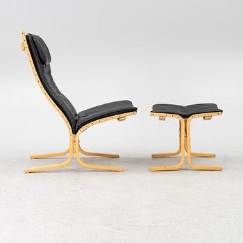 Ingemar Relling, fåtölj med fotpall, "Siesta" Westnofa, Norge.