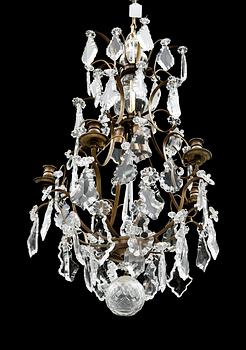 LJUSKRONA, barockstil, 1900-/2000-tal. Höjd 75 cm.