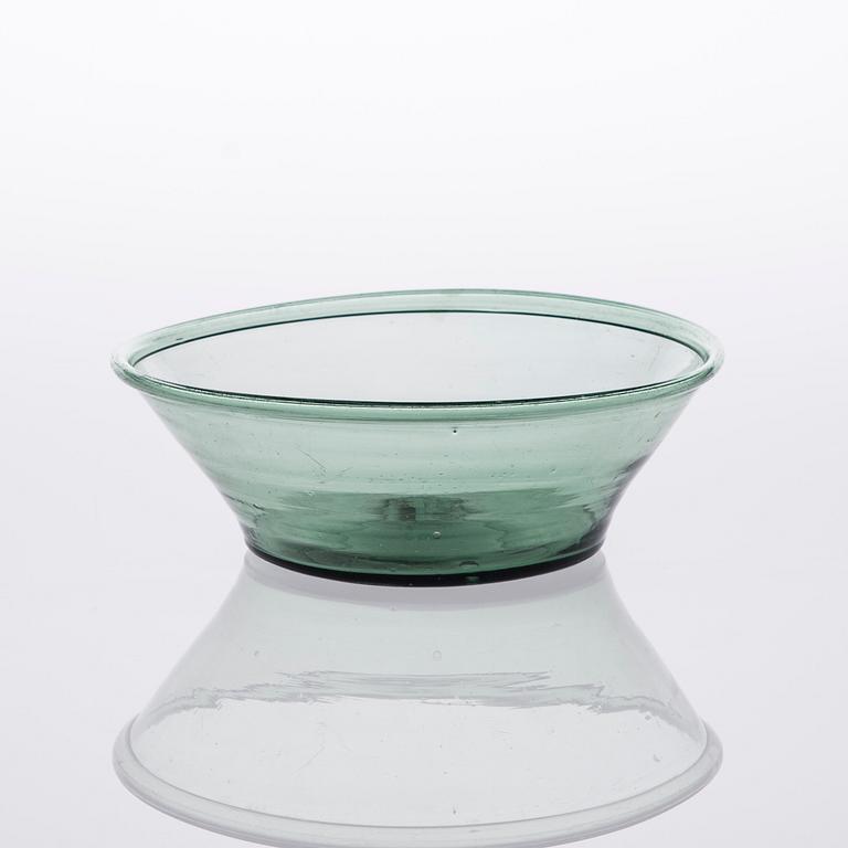 FILBUNKAR, 2 ST, glas, 1800-talets slut.