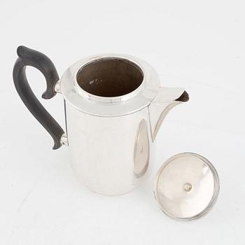 A Swedish Silver Coffee Pot mark of CG Hallberg, Stockholm 1936.