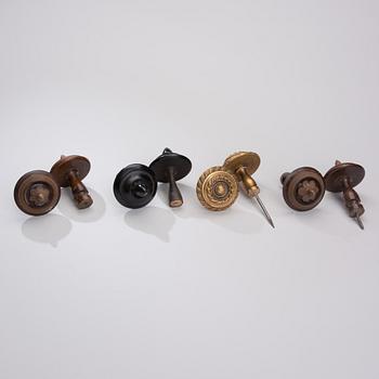 GARDINOMTAG, 4 par, sekelskiftet 1800/1900.