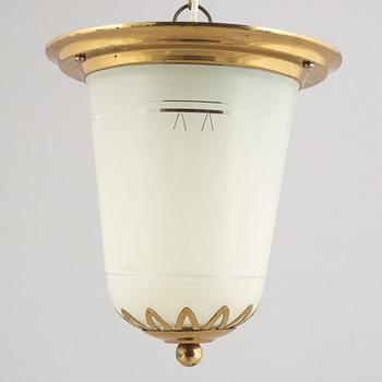 A Swedish Modern ceiling lamp, 1940's.