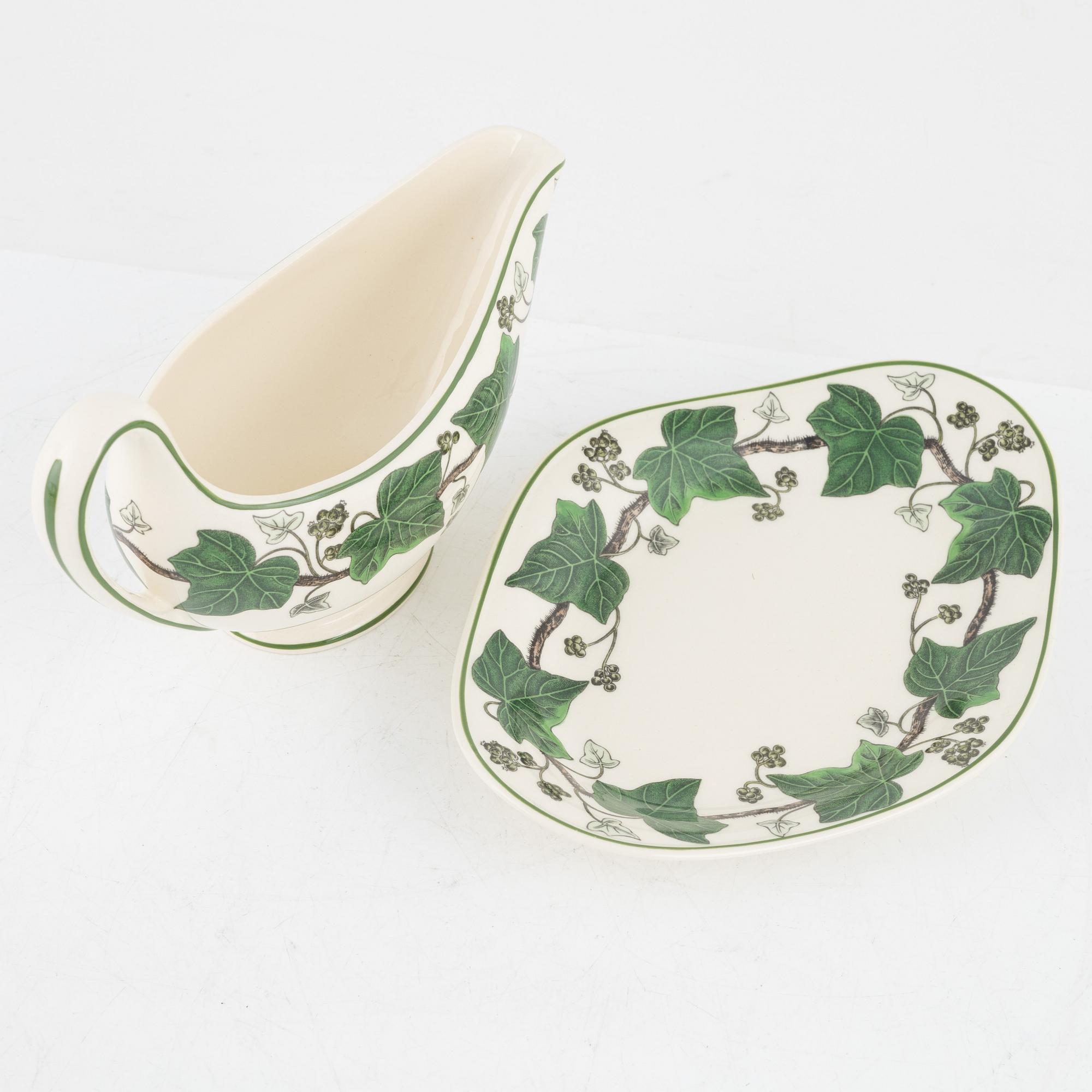 A 51 piece 'Napoleon Ivy' dinner service, Wedgwood.
