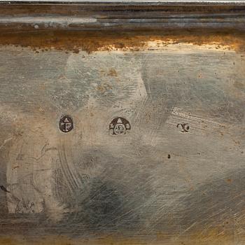 DOSA, silver. Oidentifierad mästare, Wien 1820-tal. Vikt ca 121 gram.