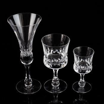 Göran Wärff, a part 'Prince' glass service, Kosta Boda (72 pieces).