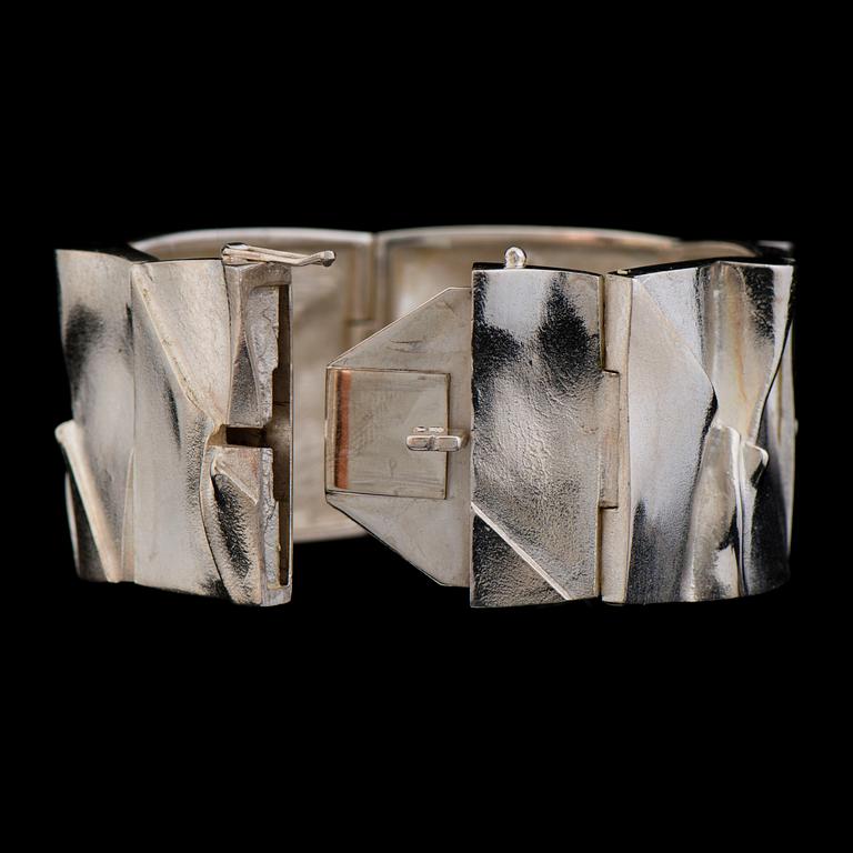 Björn Weckström, BRACELET, "Moonbridge", silver. Lapponia 1979.