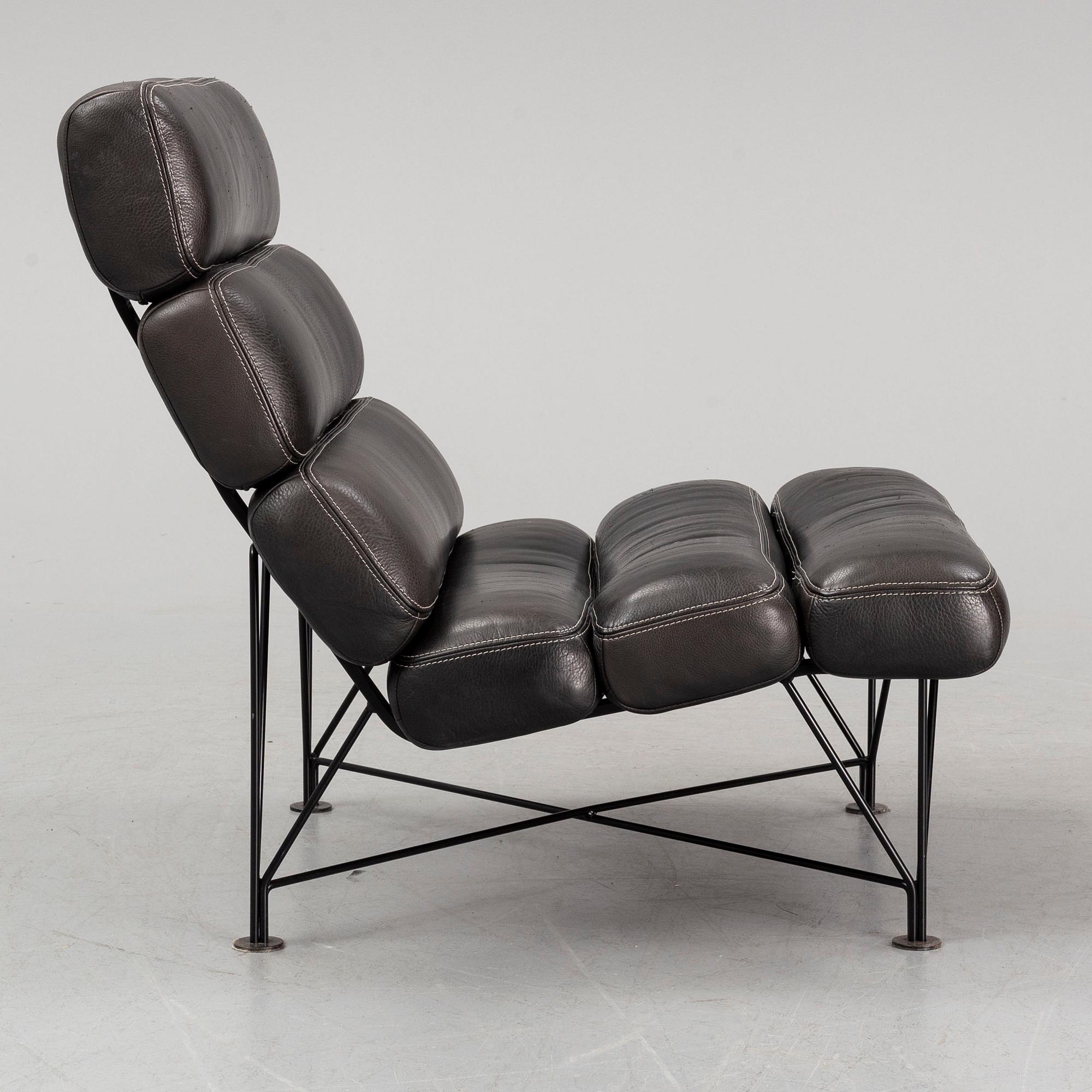 A 'Spider Lounge' easy chair by Kenneth Bergenblad.