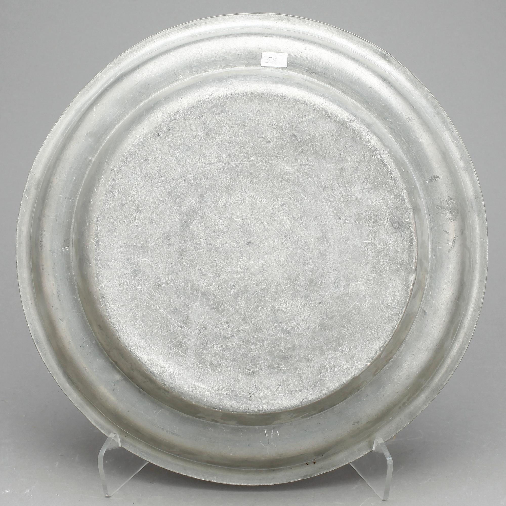 FAT, tenn, Otydliga stämplar, Sverige, 1700-tal.