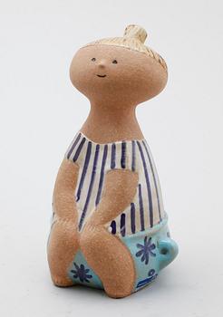 FIGUR, stengods, "Lotta", Lisa Larson, Gustavsberg.