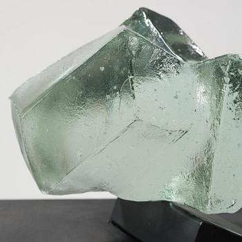 Edvin Öhrström, a cast glass sculpture, Lindshammar Glassworks.