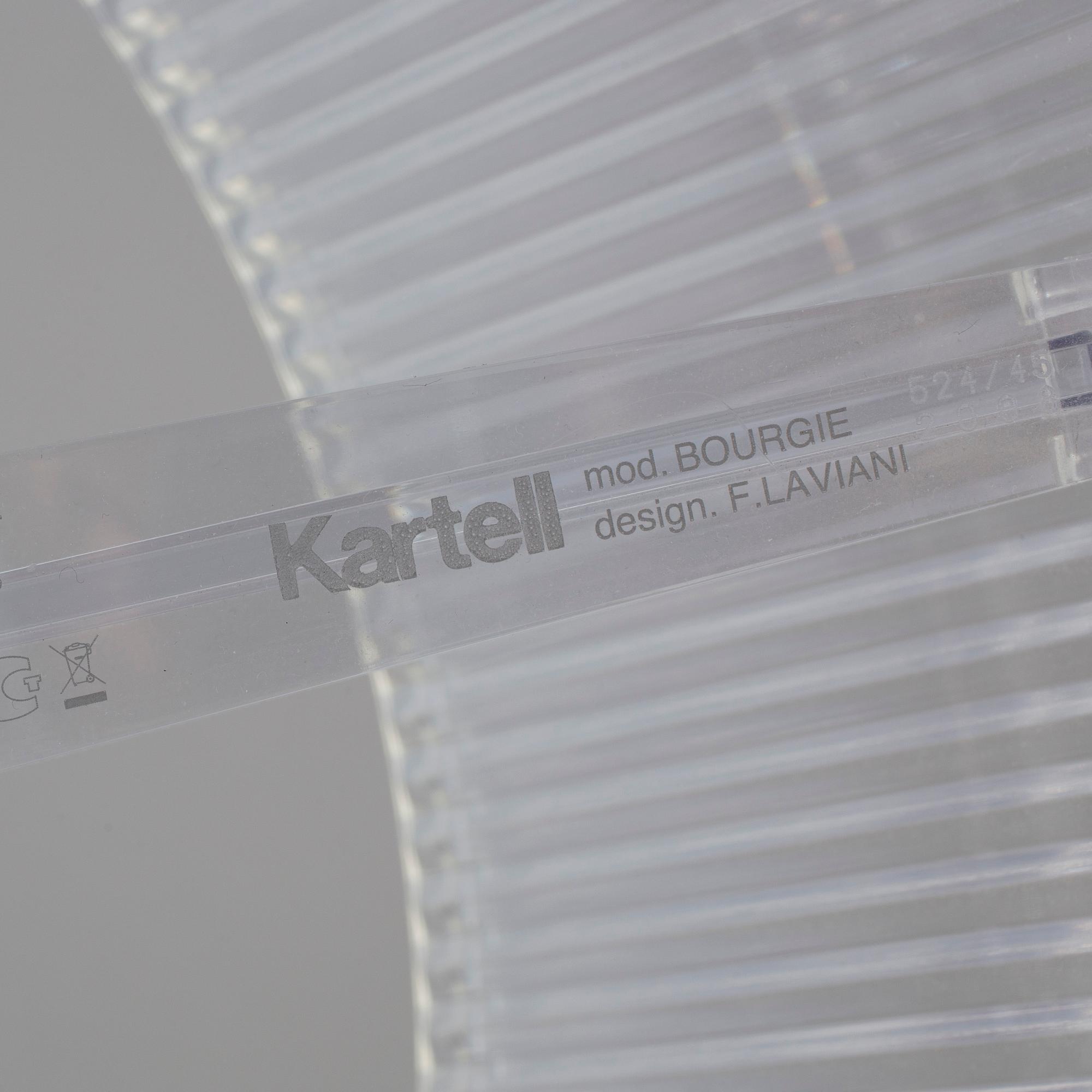 a lamp "Bourgie", Ferruccio Laviani för Kartell.