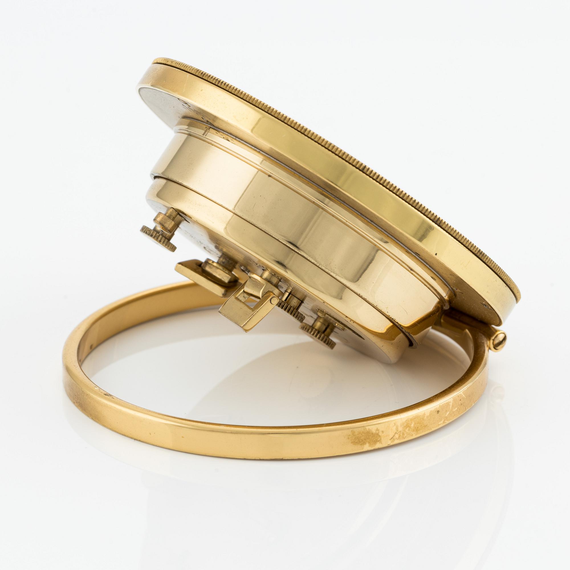 Hermès, "World Time Travel Clock", 76 mm.