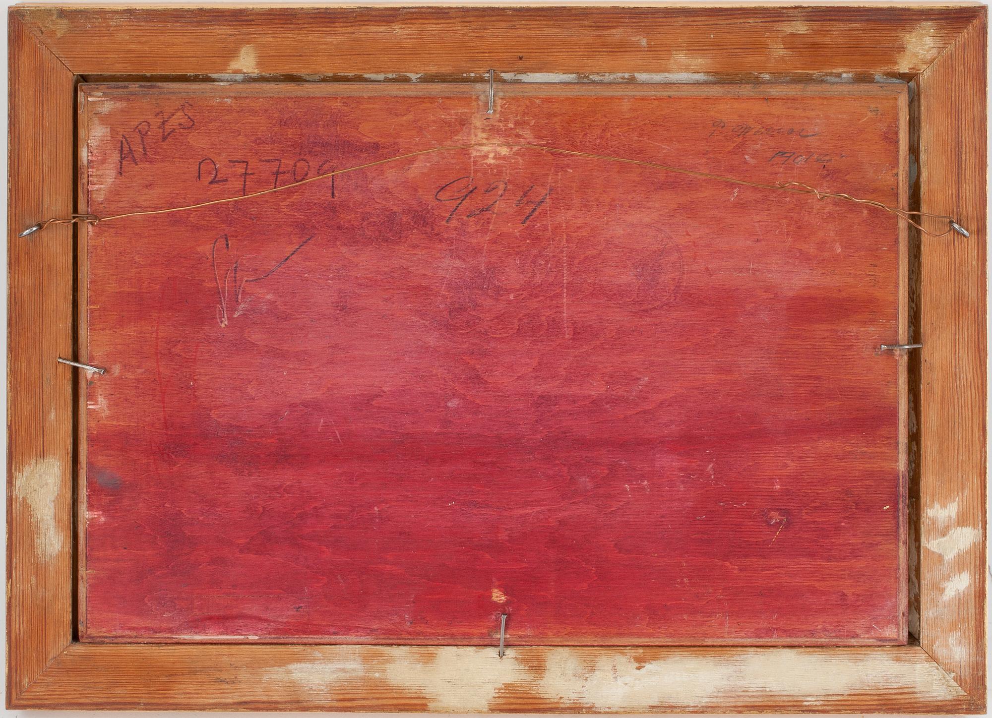 EMIL BARBARINI, tillskriven, olja på pannå, sign.