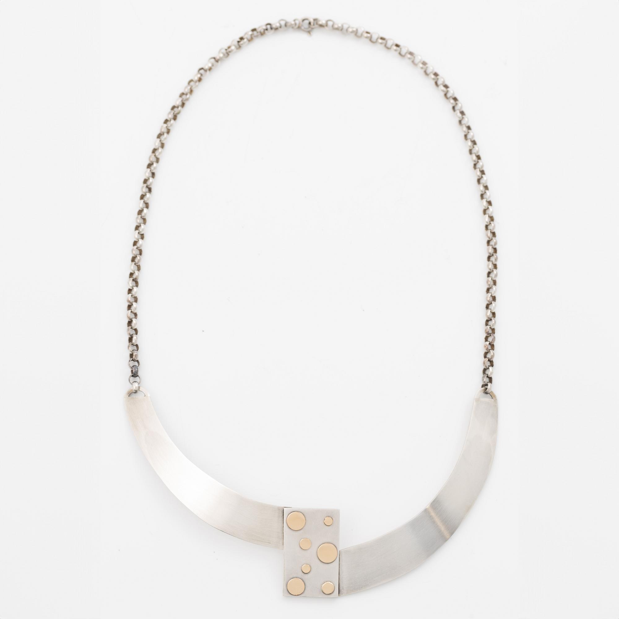 Claes Liljeroth, necklace, sterling silver, Malmö 1994.