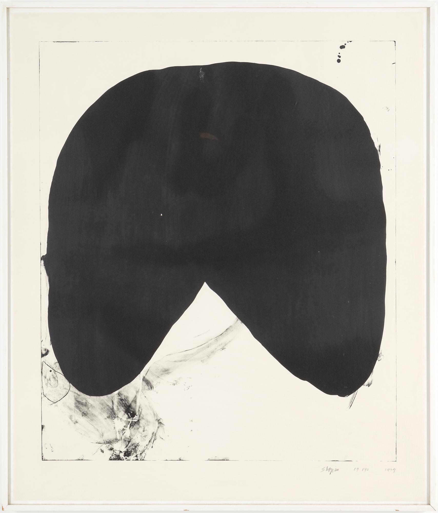 JOEL SHAPIRO, seriegrafi, signerad, numrerad 19/40, daterad 1979.