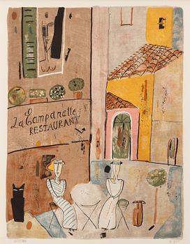 Madeleine Pyk, "Restaurant La Campanette".