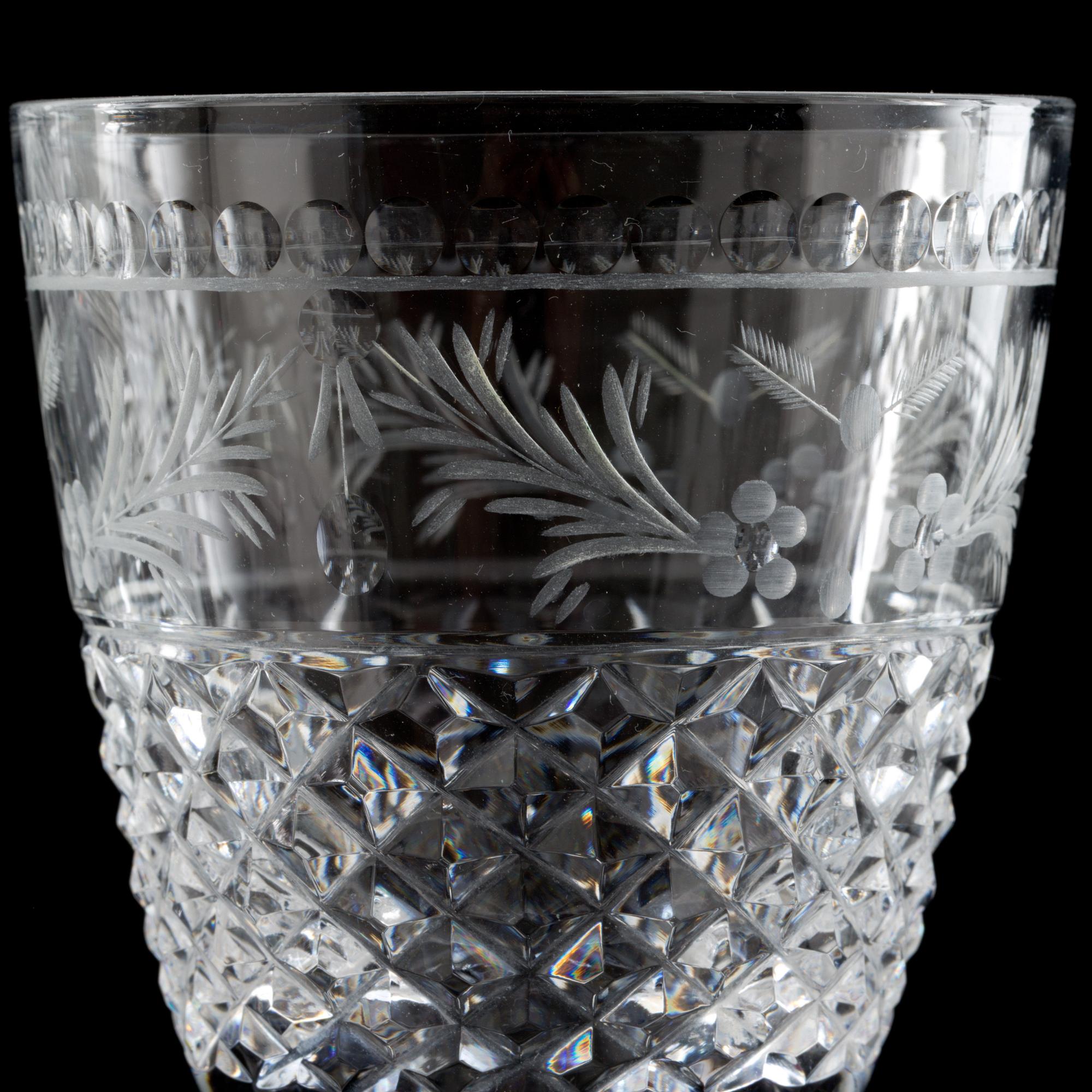 GLASSERVIS, 47 delar, "Elvira Madigan", Kosta.