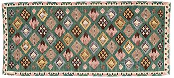 183. Märta Måås-Fjetterström, A TEXTILE, "Knoppen", flat weave, ca 59,5 x 132,5 cm, signed AB MMF.