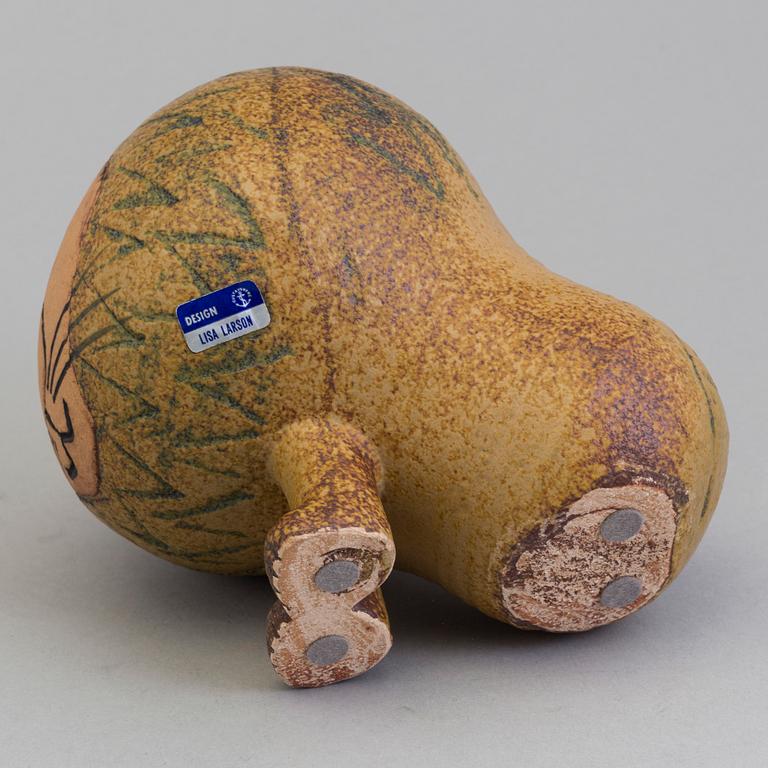 LISA LARSON, figurin, stengods, "Lejon" ur serien "Afrika", Gustavsberg.