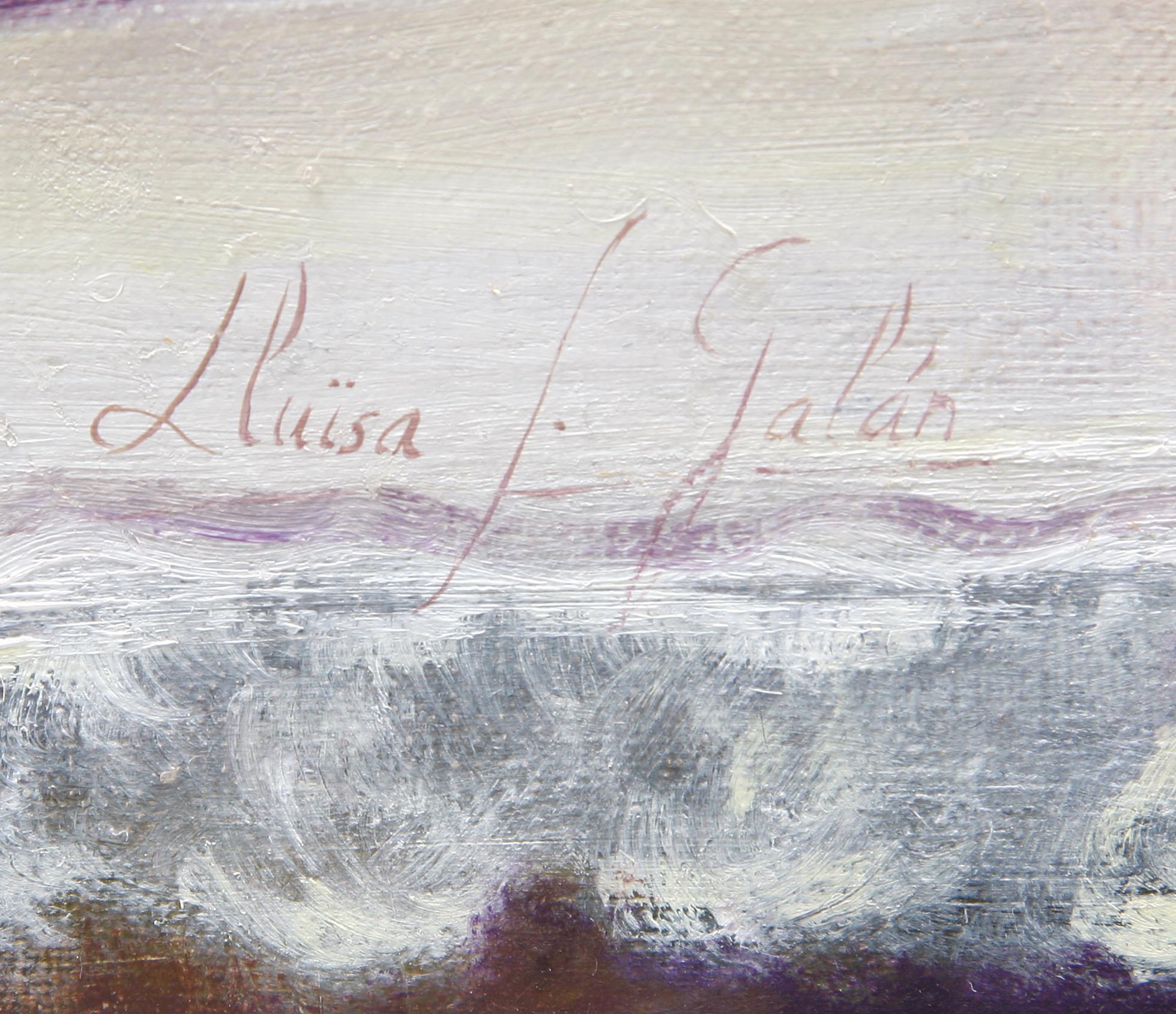 LLUISA GALÁN, olja på duk. Sign.