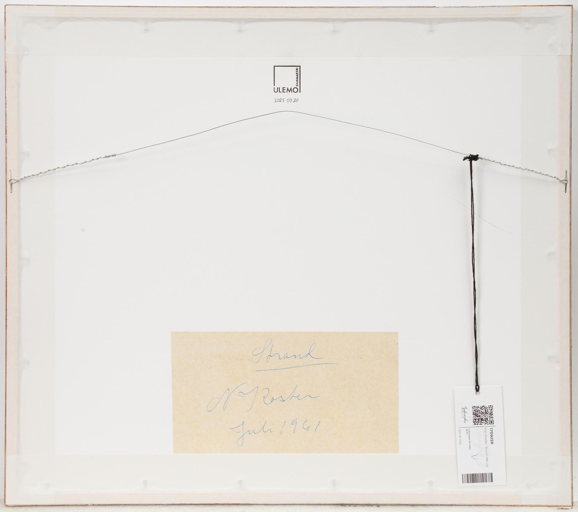 Inge Schiöler, "Strand".