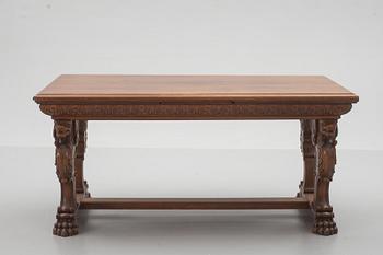 MATSALSMÖBLEMANG, 11 delar, barockstil. 1900-talets andra hälft.