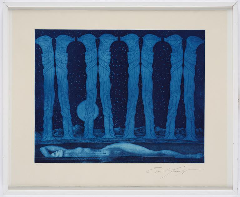 Ernst Fuchs, Untitled from: "Hommage aux Prix Nobel" (The Nobel Prize Portfolio).