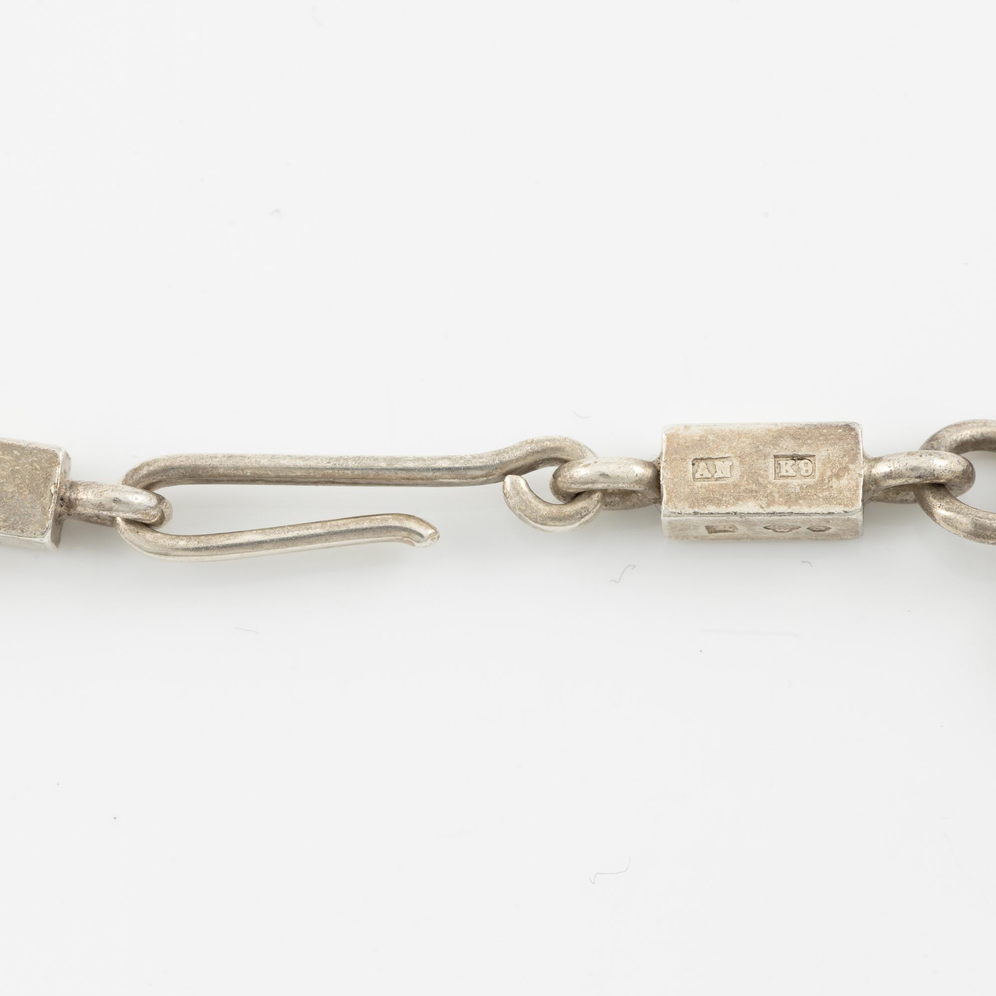 Wiwen Nilsson, collier, silver, Lund 1960.