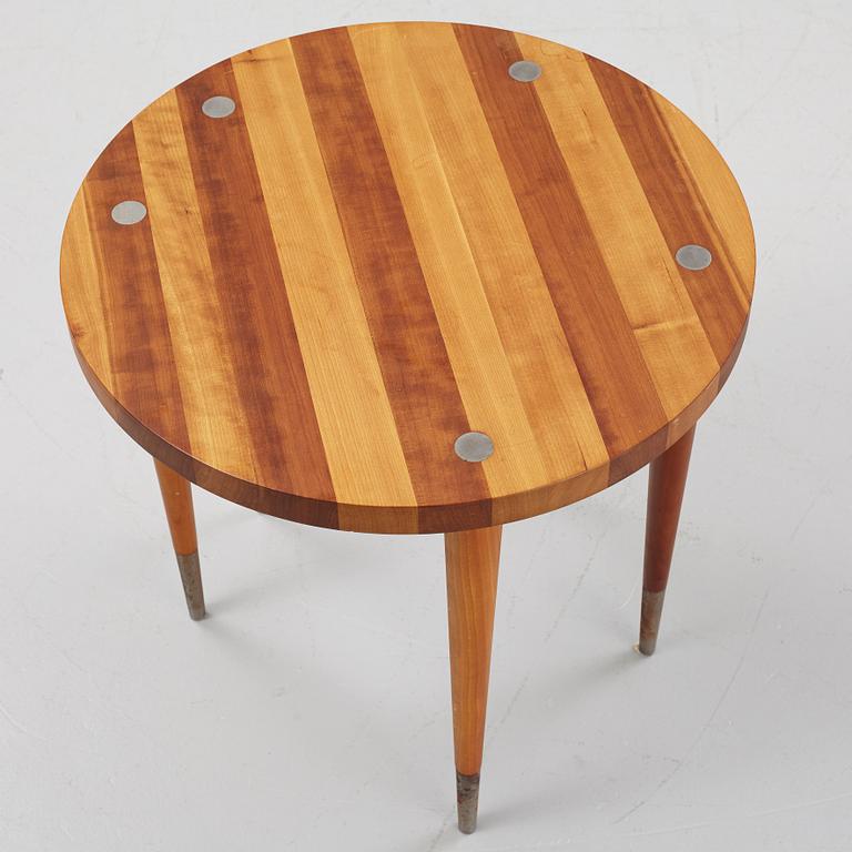 Kerstin Olby, side table, trätina, signed.