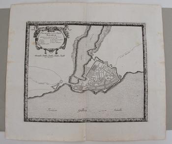 KARTA, Nyköping, Pufendorf 1697.