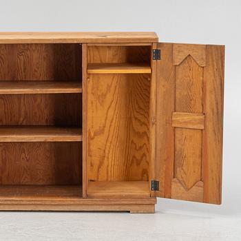 A pine 'Lovö' bookcase with cabinet, Nordiska Kompaniet, Sweden 1930's/40's.