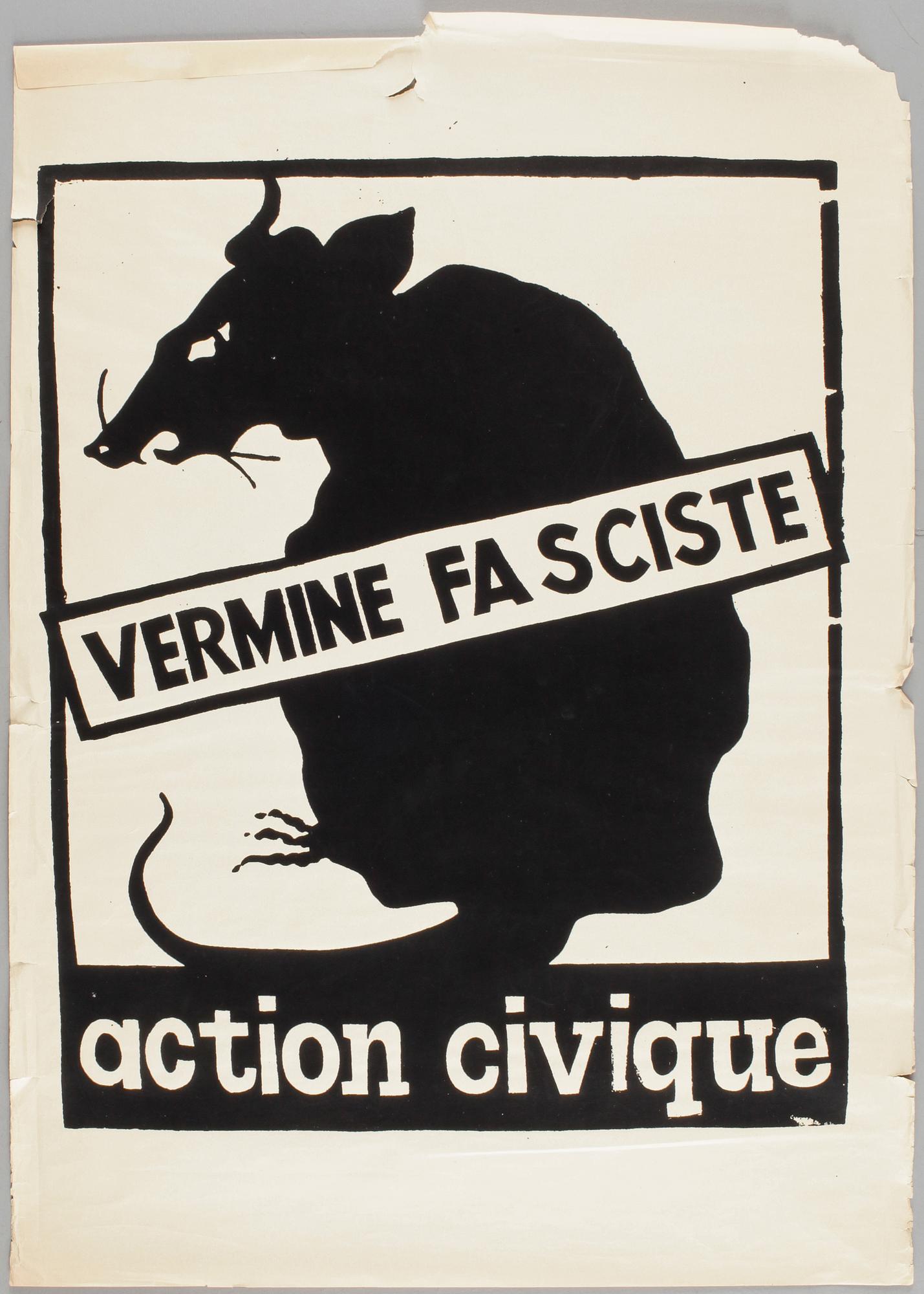 PARTI AFFISCHER, 19 st, politik, förbud.