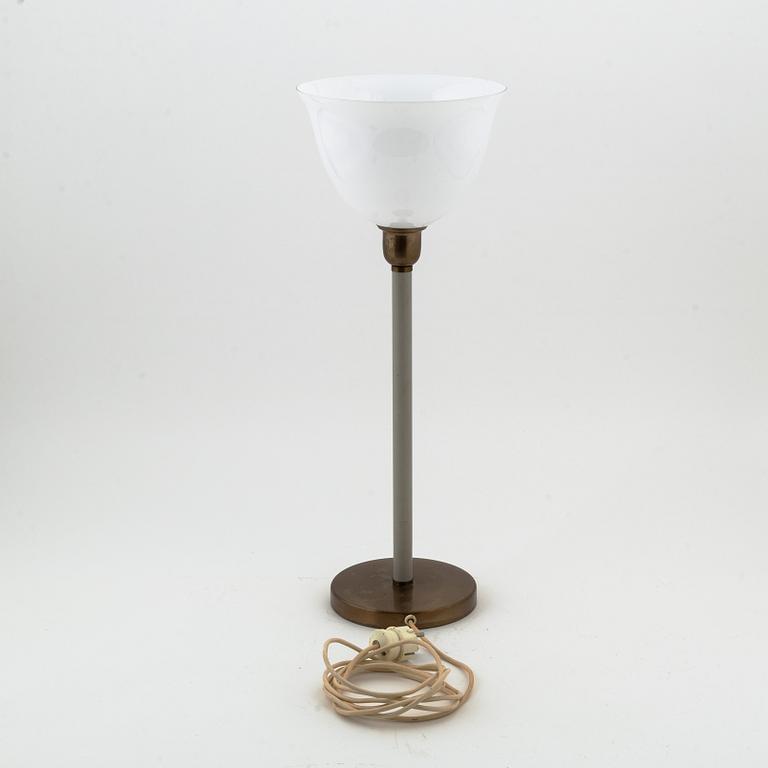 A Swedish table lamp, model E1251, Asea, mid 20th century.