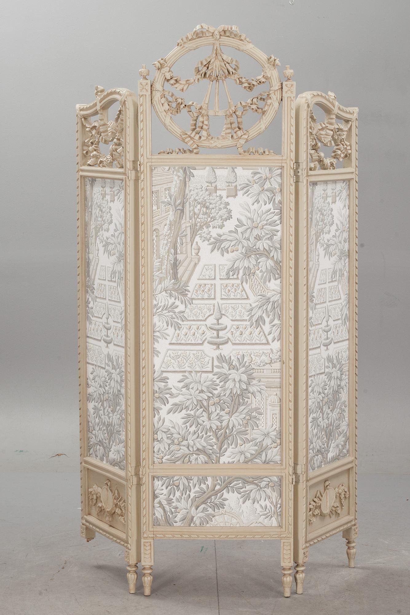 VIKSKÄRM, Gustaviansk stil,1800-tal.