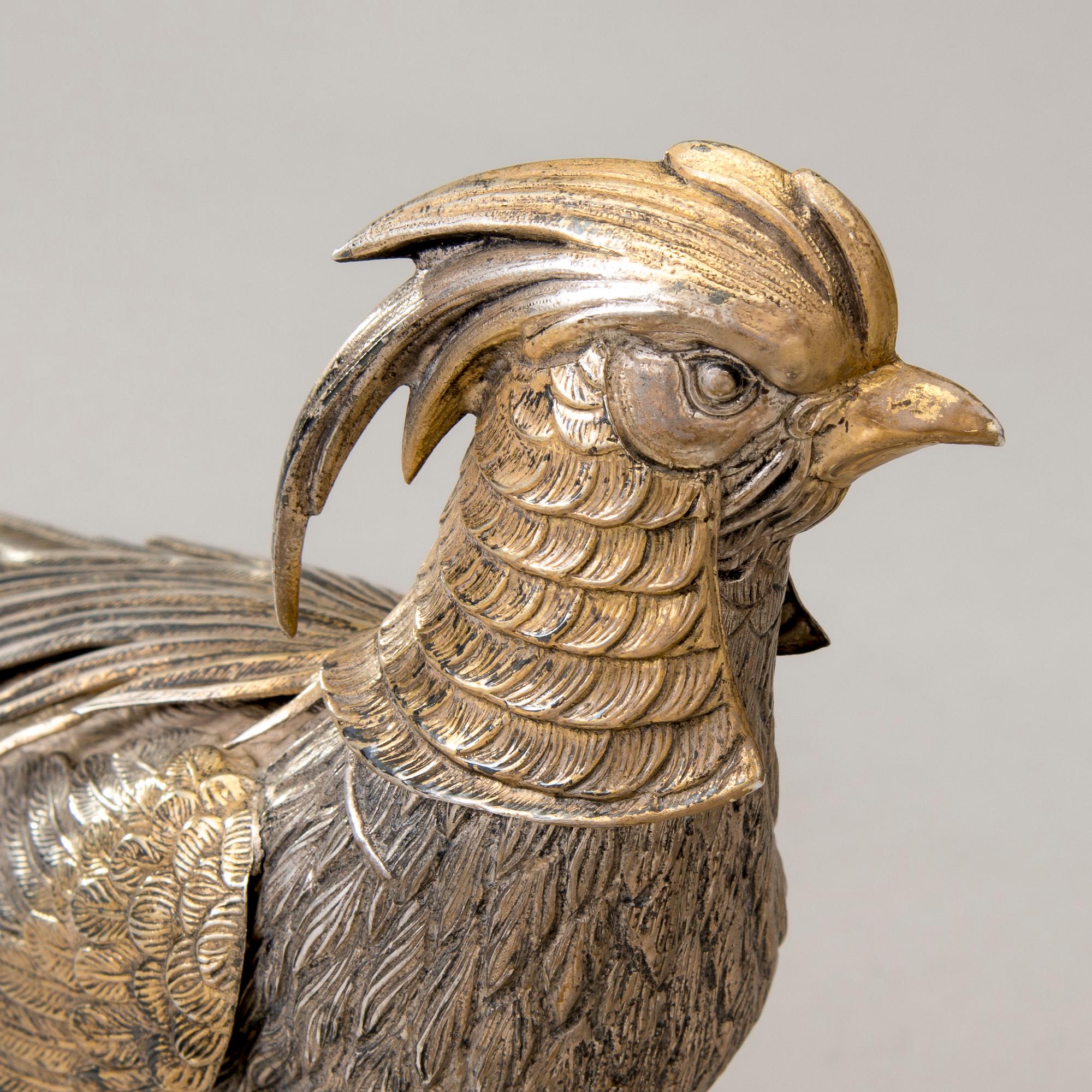 BORDSDEKORATION, silver, Spanien 1900-talets senare hälft. Vikt 361 g.