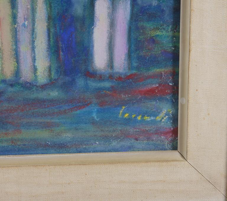 CARENDI, KURT. Pastell. Sign.