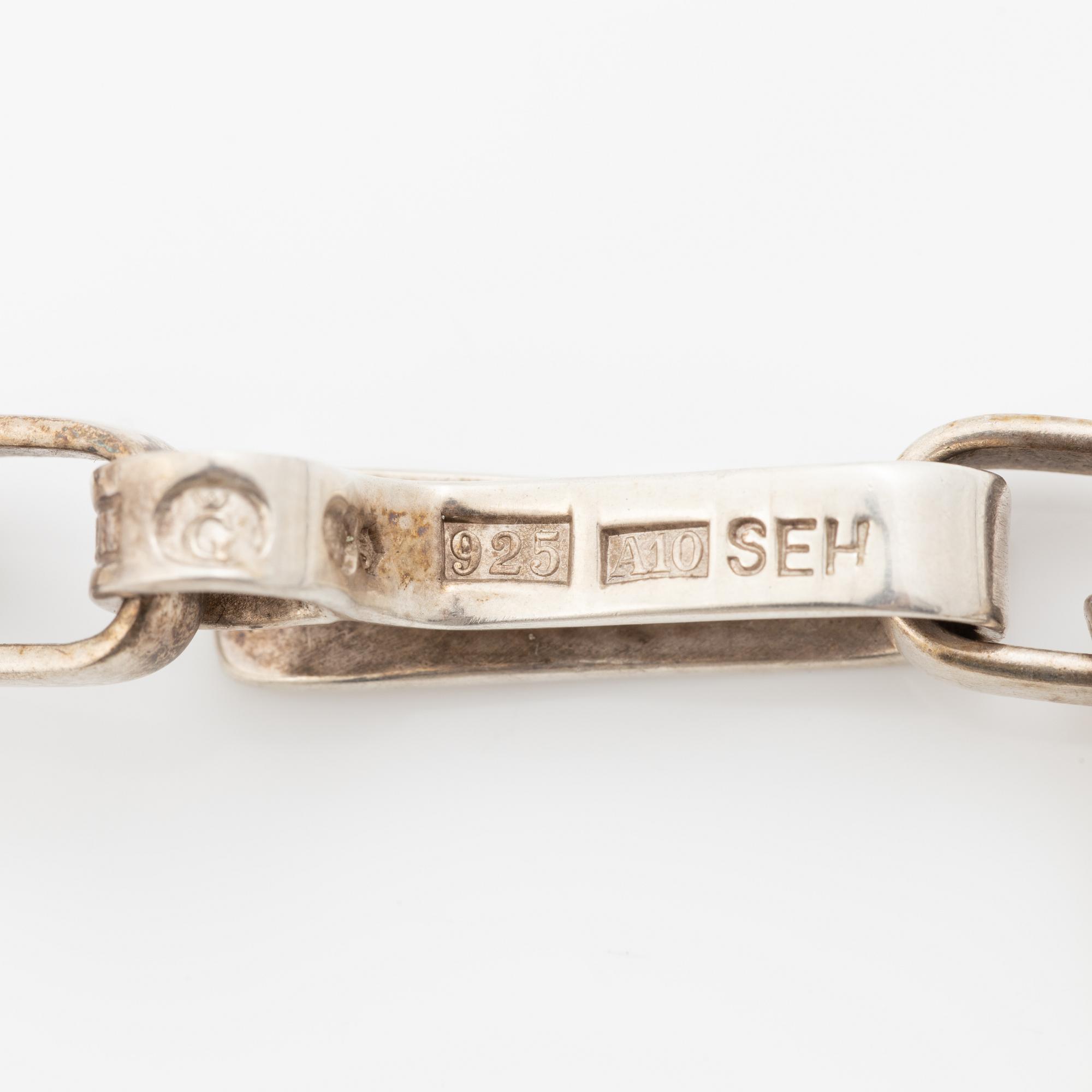 Sven-Erik Högberg, collier, sterlingsilver.