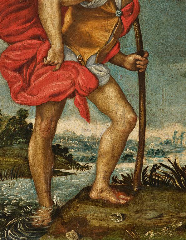 Adriaen Isenbrandt, circle of/follower of, St Christopher.