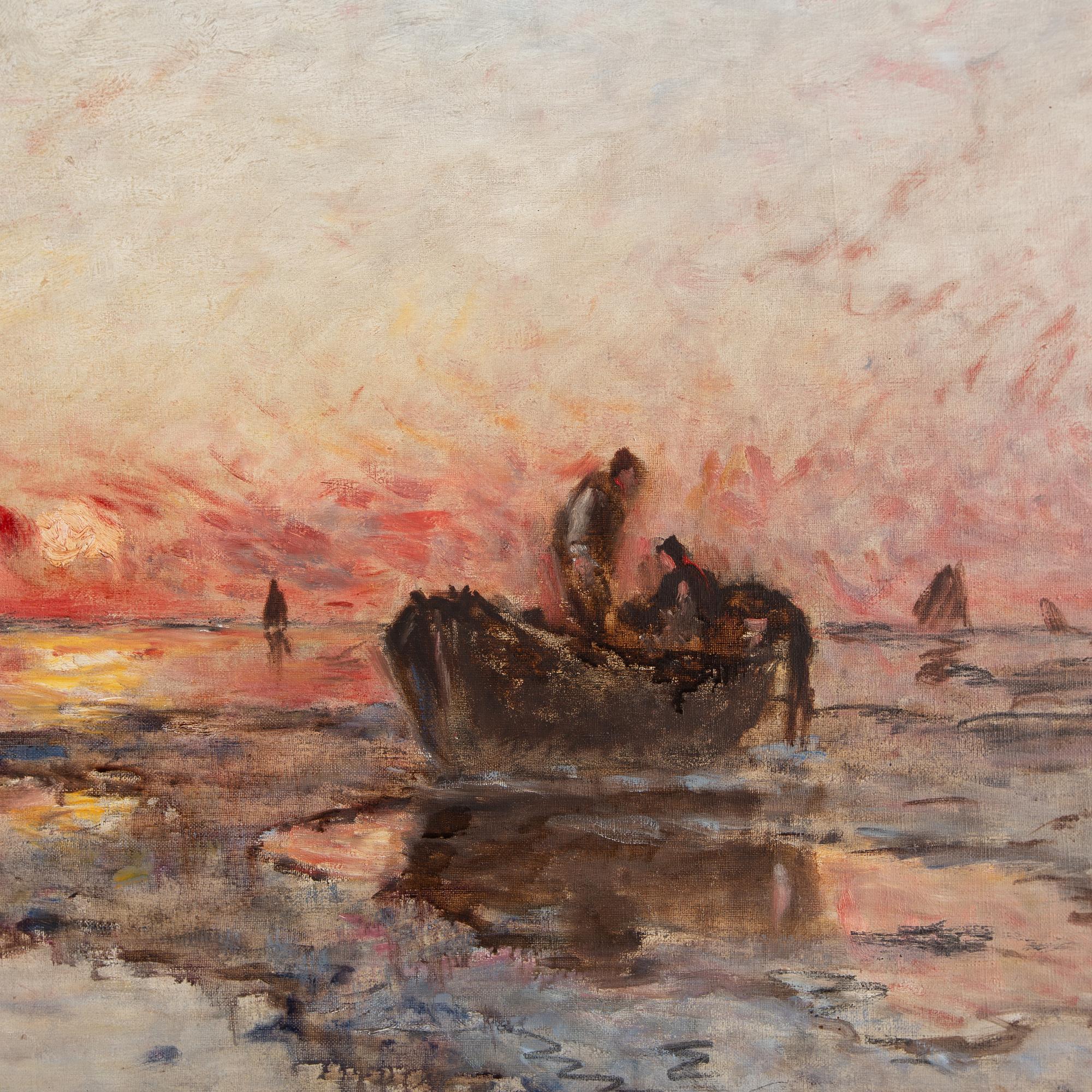 Wilhelm von Gegerfelt, oil on canvas, stamped signature.