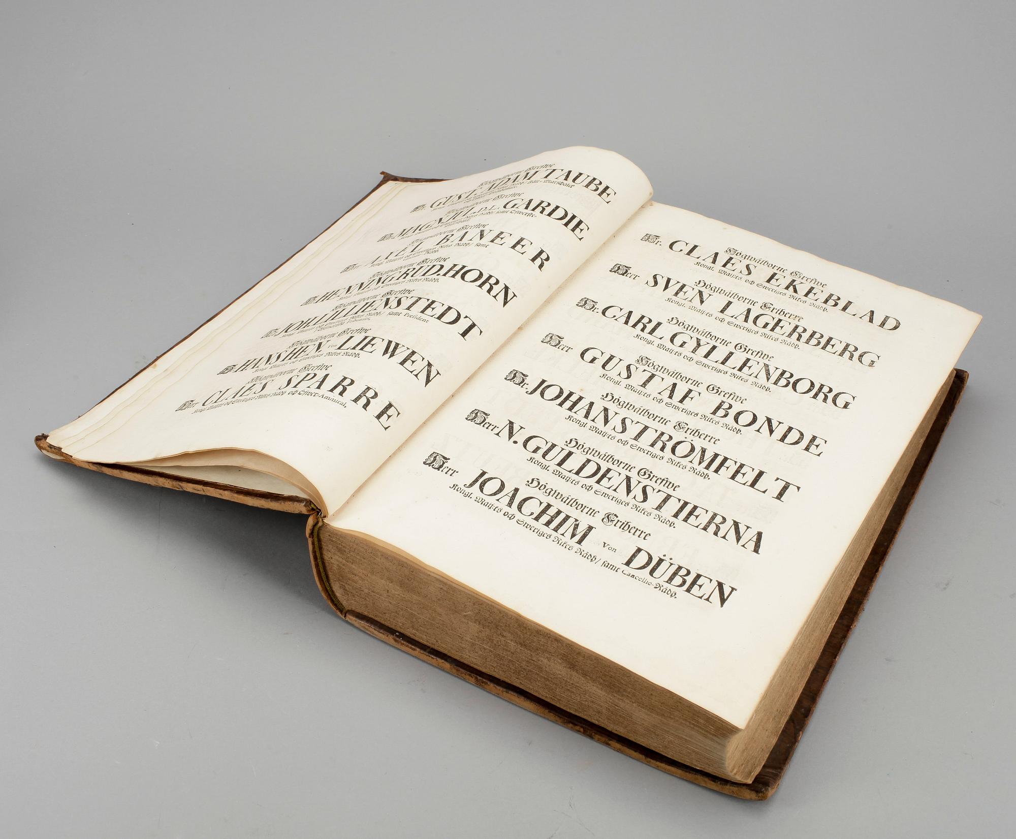 GAMLA TESTAMENTET, "Thet Gamla Testamentets tredie, fierde del, Henr. C. Merckell Stockholm 1727-28.