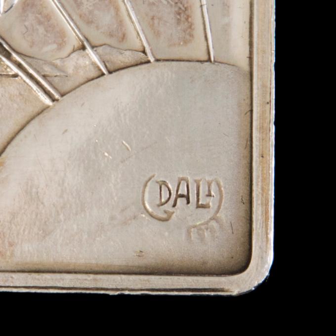 SALVADOR DALÍ, silver reliefs depicting The seven days of the Creation.