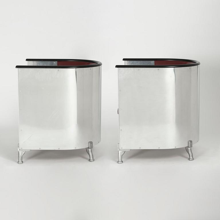 Mats Theselius, fåtöljer, ett par, "Aluminiumfåtölj", specialbeställda, Källemo, Värnamo, 2014.