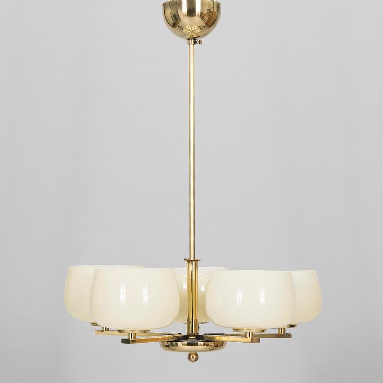 Paavo Tynell, a 1930s '1417/5' chandelier for Taito.